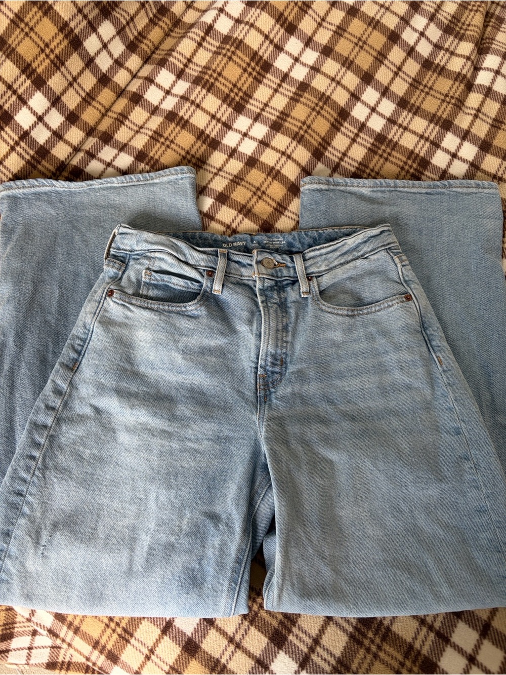Old navy sky-hi wide leg jeans